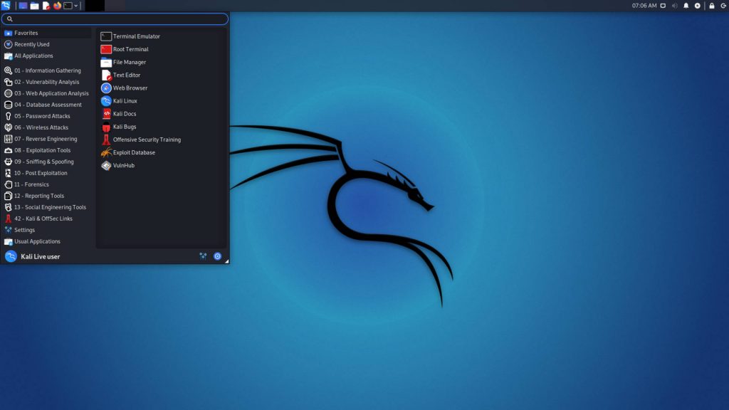 Kali Linux Operating System