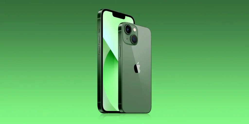 Green Apple iPhone 13