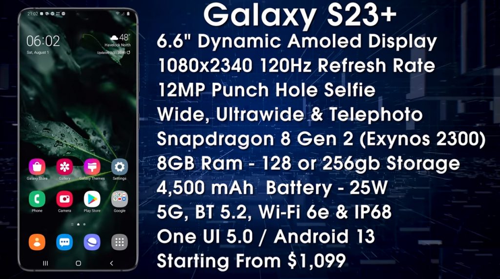 Samsung Galaxy S23 plus