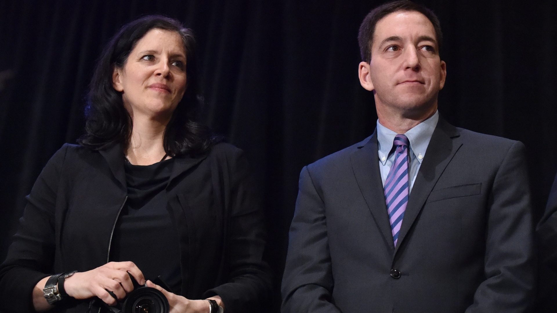 Glenn Greenwald and Laura Poitras